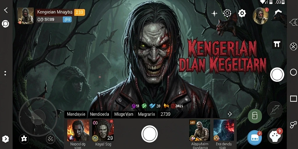 Tampilan gameplay menakutkan dari 2739 yang penuh dengan ketegangan.