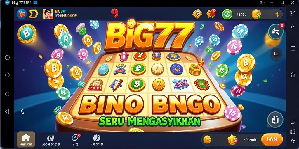 Tampilan gameplay Bingo yang seru dan interaktif dalam BIG777.
