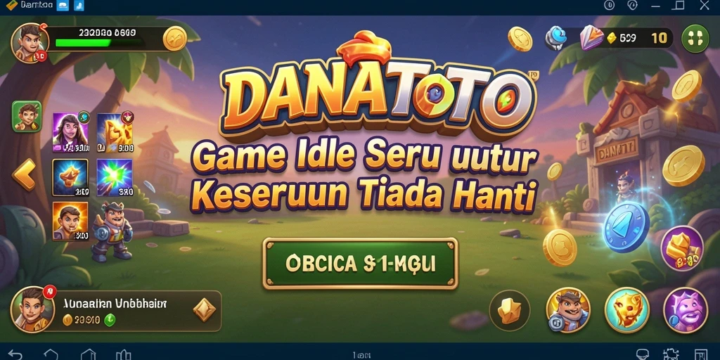 Tangkapan layar dari gameplay seru di DANATOTO.