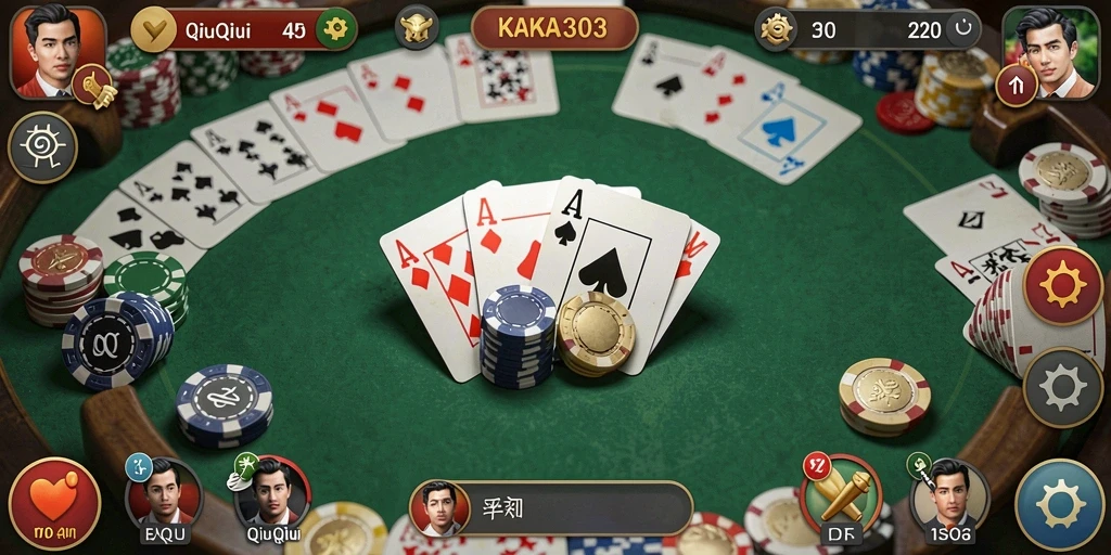 Gameplay seru QiuQiu di KAKA303.
