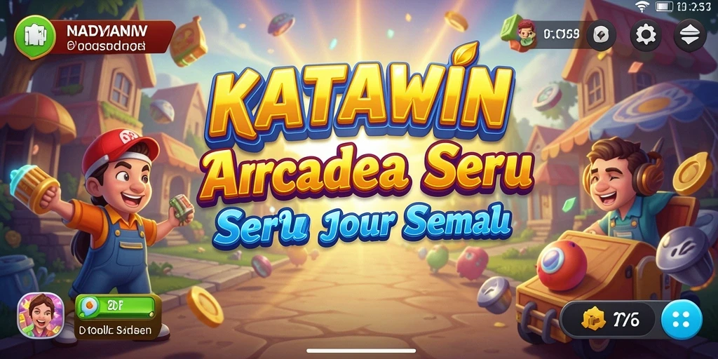 Gameplay KATAWIN yang seru dan penuh aksi.