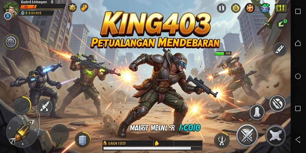 Tampilan aksi mendebarkan dari gameplay KING403 yang penuh tantangan.