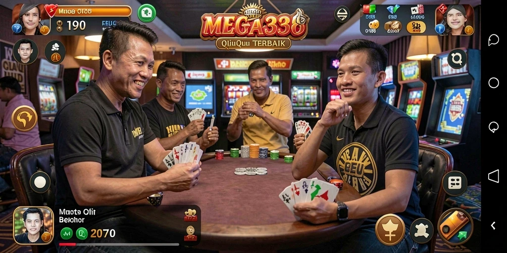 Tampilan menarik gameplay QiuQiu di MEGA338.