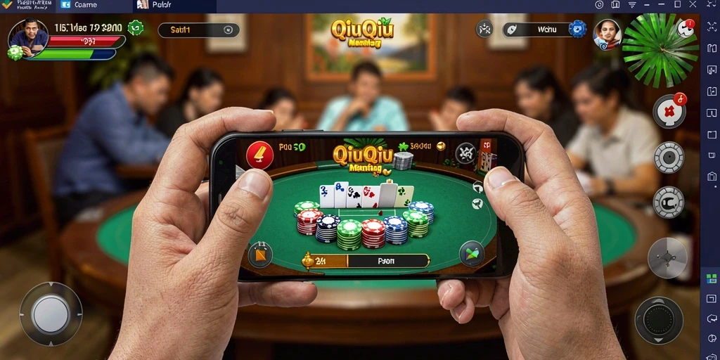 Screenshot menampilkan gameplay seru PG11 QiuQiu.
