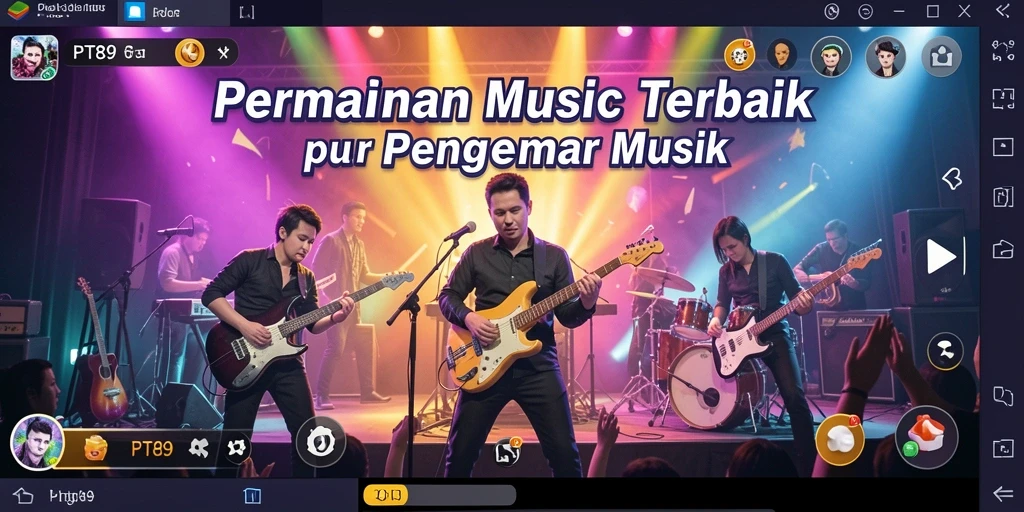 Tampilan gameplay PT89 yang seru dan penuh warna.