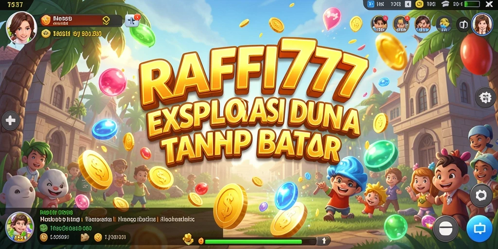 Tampilan gameplay RAFFI777 yang menakjubkan dan luas.