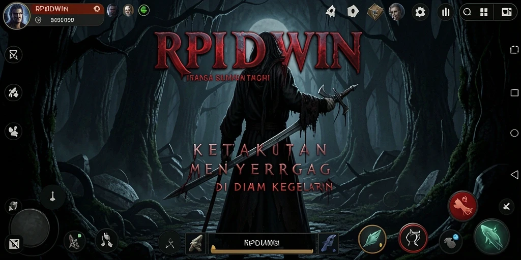 Gameplay RPIDWIN menunjukkan momen ketegangan yang mendebarkan.