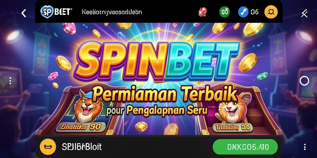 Tampilan gameplay menarik dan penuh warna dari SPINBET saat dimainkan.